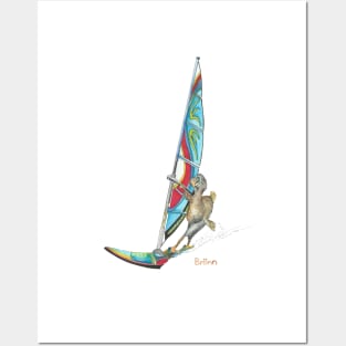 Dodo goes Windsurfing Posters and Art